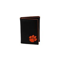 CLEMSON 6608 | Leather Tri Fold Men's Wallet