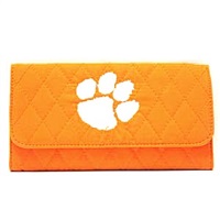 CLEMSON 1211 | Quilted Wallet (Orange)