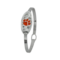 CLEMSON 3031 | Logo Cuff BR Blanche