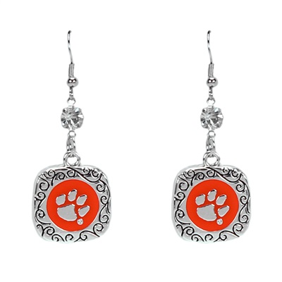 CLEMSON 428 | Square Pride Earrings