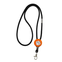 College Fashion Clemson University Adjustable Nylon Levi Lanyard