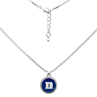 College Fashion Duke University Logo Charm Nessa Necklace