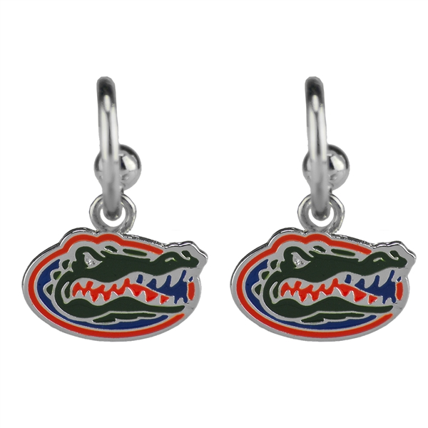 College Fashion University of Florida Logo Charms Post Dangle Emma Earrings