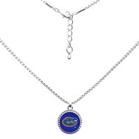 College Fashion University of Florida Logo Charm Nessa Necklace