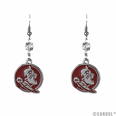 Square Dangle Earrings | Florida State Seminoles