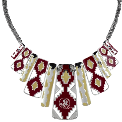 FLORIDA STATE 675 | Aztec Print Necklace Nova