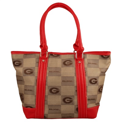 The International Handbag Shoulder Tote Bag Purse Georgia Bulldogs