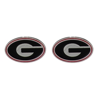 College Fashion University of Georgia Logo Charms Stud Earrings