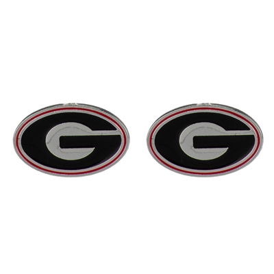 College Fashion University of Georgia Logo Charms Stud Earrings