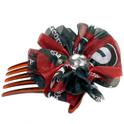 Hair Comb Accessory Georgia Bulldogs