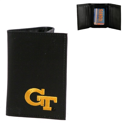 Men's Tri-Fold Wallet Georgia Tech Yellow Jackets