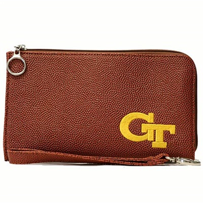 Georgia Tech Football Style Wrist Clutch Wristlet Wrist Bag