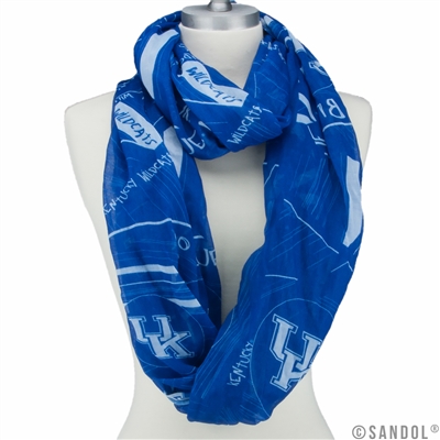 Kentucky UK KY College Infinity Scarf University Apparel