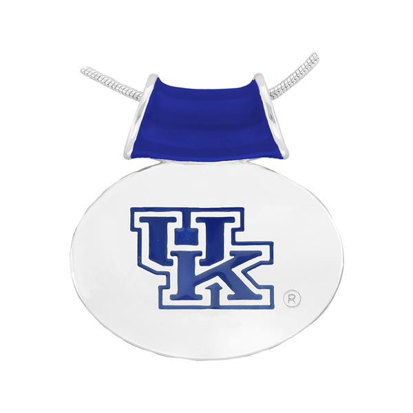 College Fashion University of Kentucky Oval Penny Necklace Pendant Charm