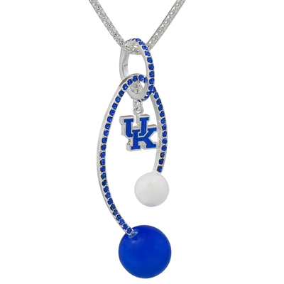 KENTUCKY 6056 | CRYSTAL LOGO NECKLACE