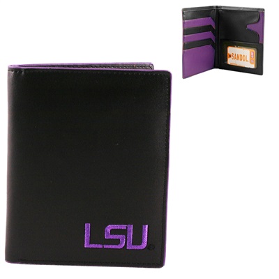 Louisiana State Hipster Wallet LSU Bi-Fold Tiger Billfold