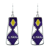 LSU 475 | Aztec Print Earrings Elaine