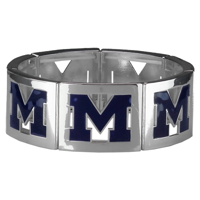 Square Stretch Wolverines Silver Jewelry