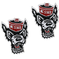 NCSU Wolfpack Logo Earrings NCAA Jewelry