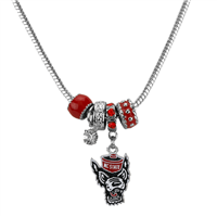 NC STATE 6104 | 356 Necklace Wolf Head