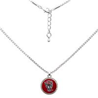 College Fashion North Carolina State University Logo Charm Nessa Necklace