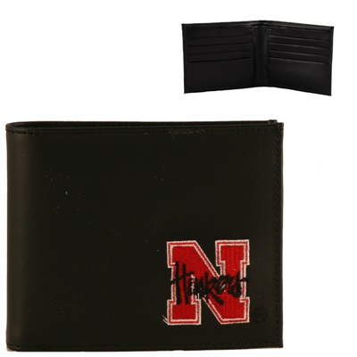 Nebraska Men's Bi-fold Billfold Wallet Huskers