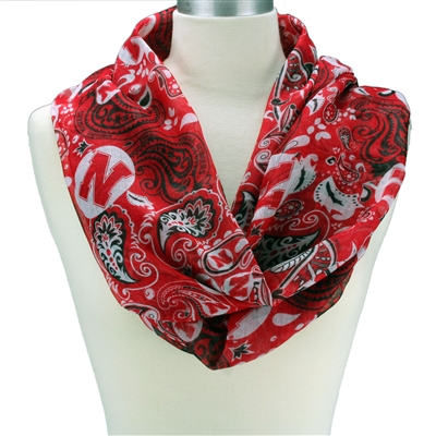 Paisley Scarf University of Nebraska