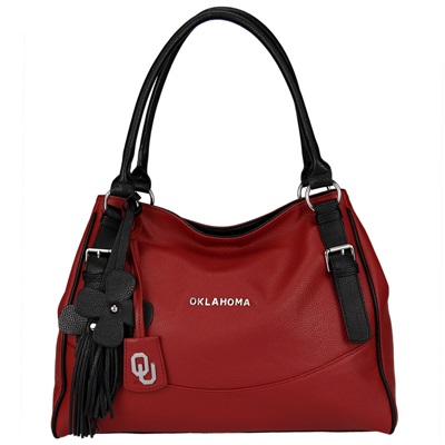 The Jet Set Handbag Purse Oklahoma Sooners