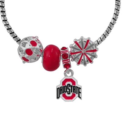 OHIO STATE 3047 | CHARM CUFF BRACELET