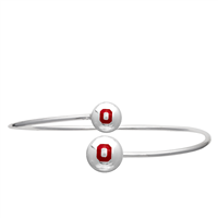 College Fashion Ohio State University Logo Ball Kuiper Belt Cuff Bangle Bracelet