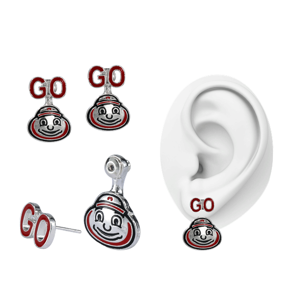 Ohio State University Evie Earrings