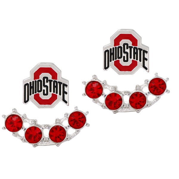 OHIO STATE 4042 | 3D EARRINGS