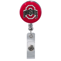 College Fashion Ohio State University Retractable ID Larry Lanyard Badge Reel