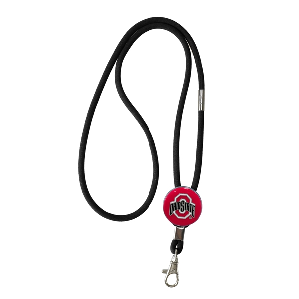 College Fashion Ohio State University Adjustable Nylon Levi Lanyard