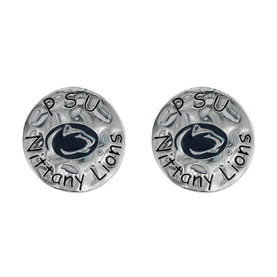 Eunice Circular Script Earrings Penn State University