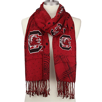 SOUTH CAROLINA 121 | Mixed Print Scarf