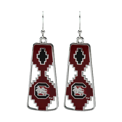 SOUTH CAROLINA 475 | Aztec Print Earrings Elaine