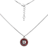 College G65Fashion University of South Carolina Logo Charm Necklace