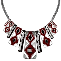 SOUTH CAROLINA 675 | Aztec Print Necklace Nova