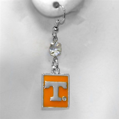 Square Dangle Earrings Tennessee Volunteers