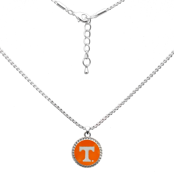 College Fashion University of Tennessee Logo Charm Necklace