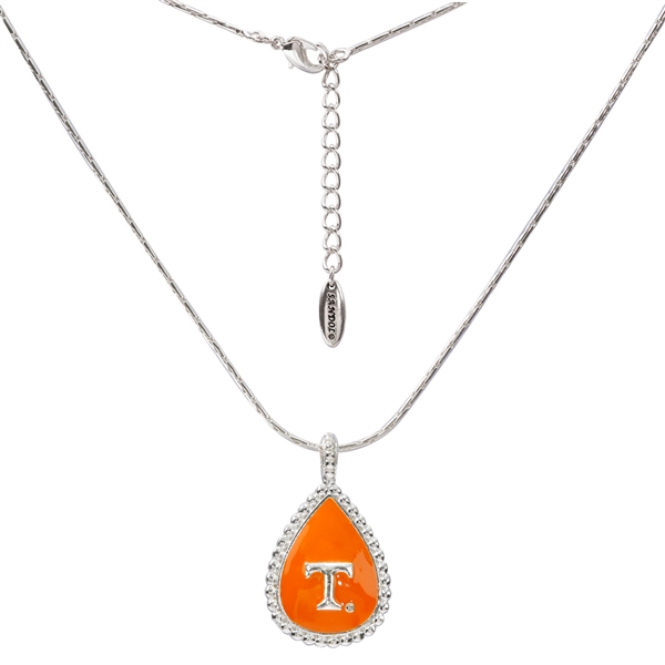 TENNESSEE 676 | Teardrop Logo Silver Chain Necklace