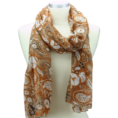 Paisley Scarf University of Texas