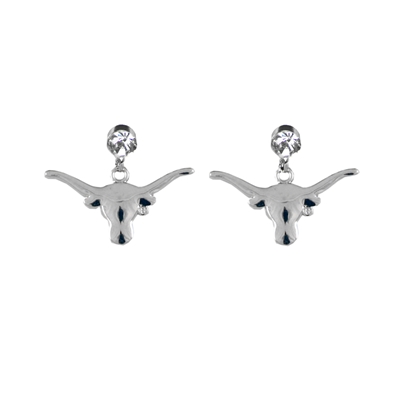 TEXAS 407 | Dangle Logo Charm Earrings