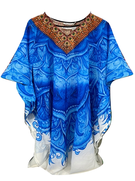 Fashion Bohemian Print Long African Muu Kaftan Dashiki Dress