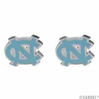 College Fashion University of North Carolina Logo Charms Stud Earrings