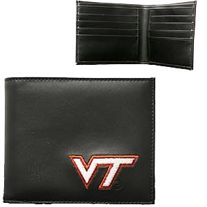 Virginia Tech VT Team Colored Hokies Men's Bi-Fold Wallet