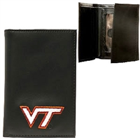 Virginia Tech VT Team Colored Hokies Men's Tri-Fold Wallet