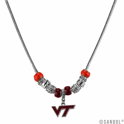 VIRGINA TECH 628 | Team Charm Necklace