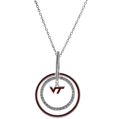 VT  Hokies Hoop Necklace NCAA Jewerly